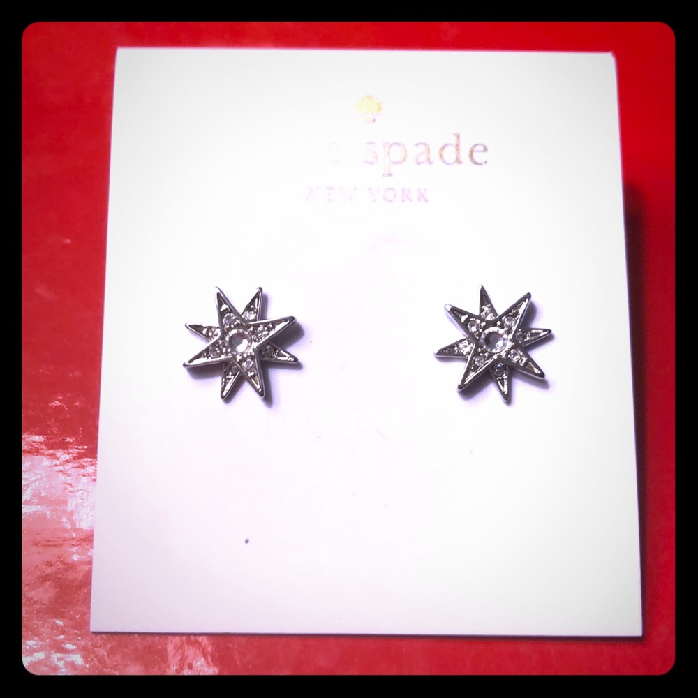 NWT KATE SPADE STAR SHAPED EARRINGS.